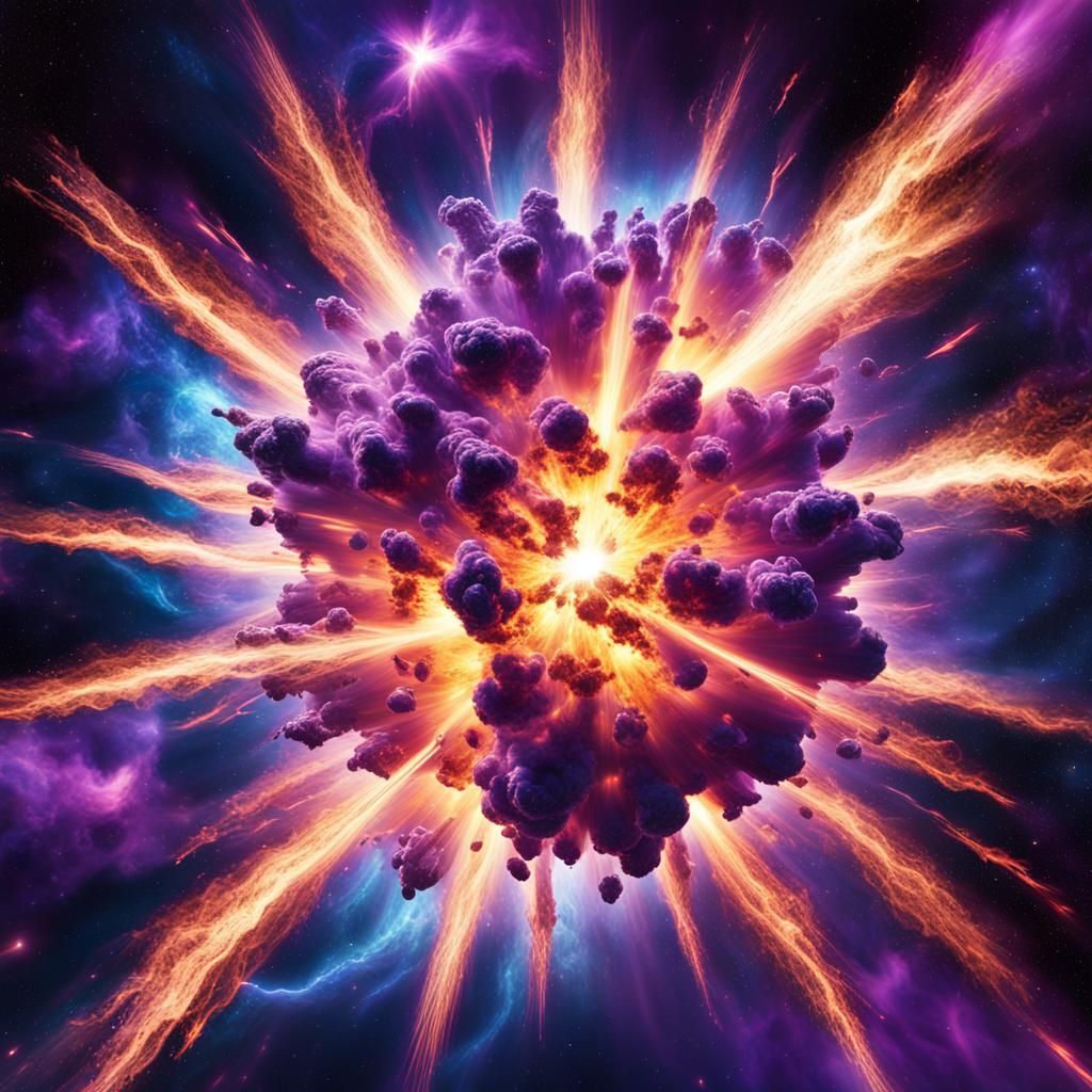 Cosmic Explosion: A Starburst in Space