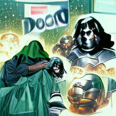 Doctor Doom: Sovereign of Latveria in Digital Art