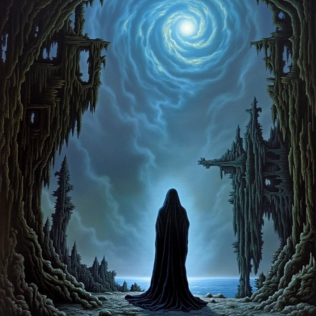 Ethereal Cosmic Horror in the Abyss