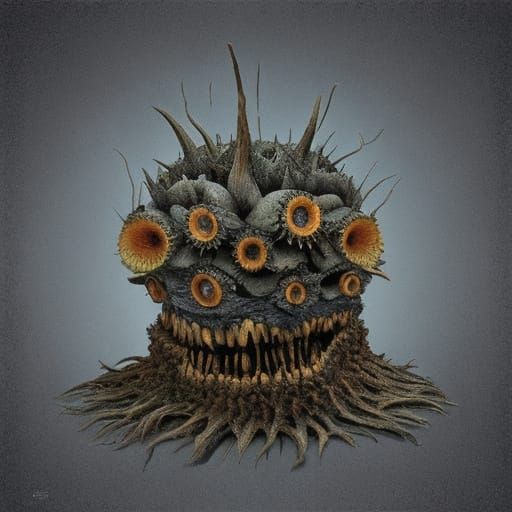 Bizarre Artistic Expression in a Surreal Landscape