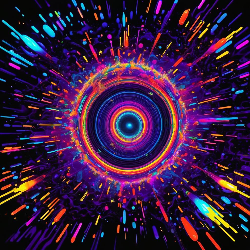 Ethereal Reality Portal in Hyperdimensional Noir