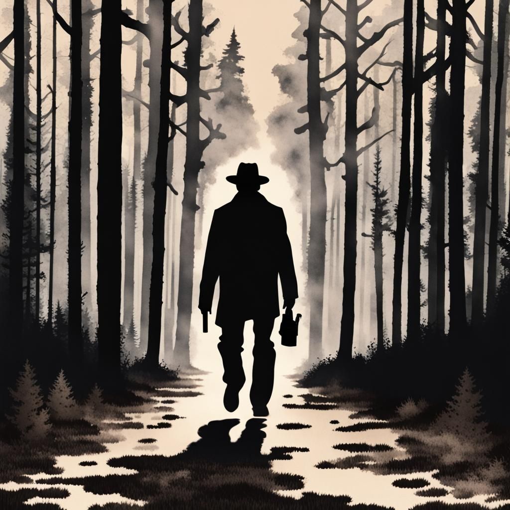 Photographer's Spectral Dusk: A Rorschach Impression