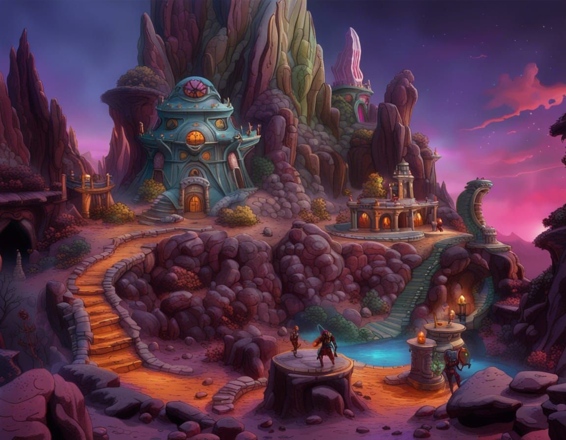 Masters of the Universe Snake Mountain Playset