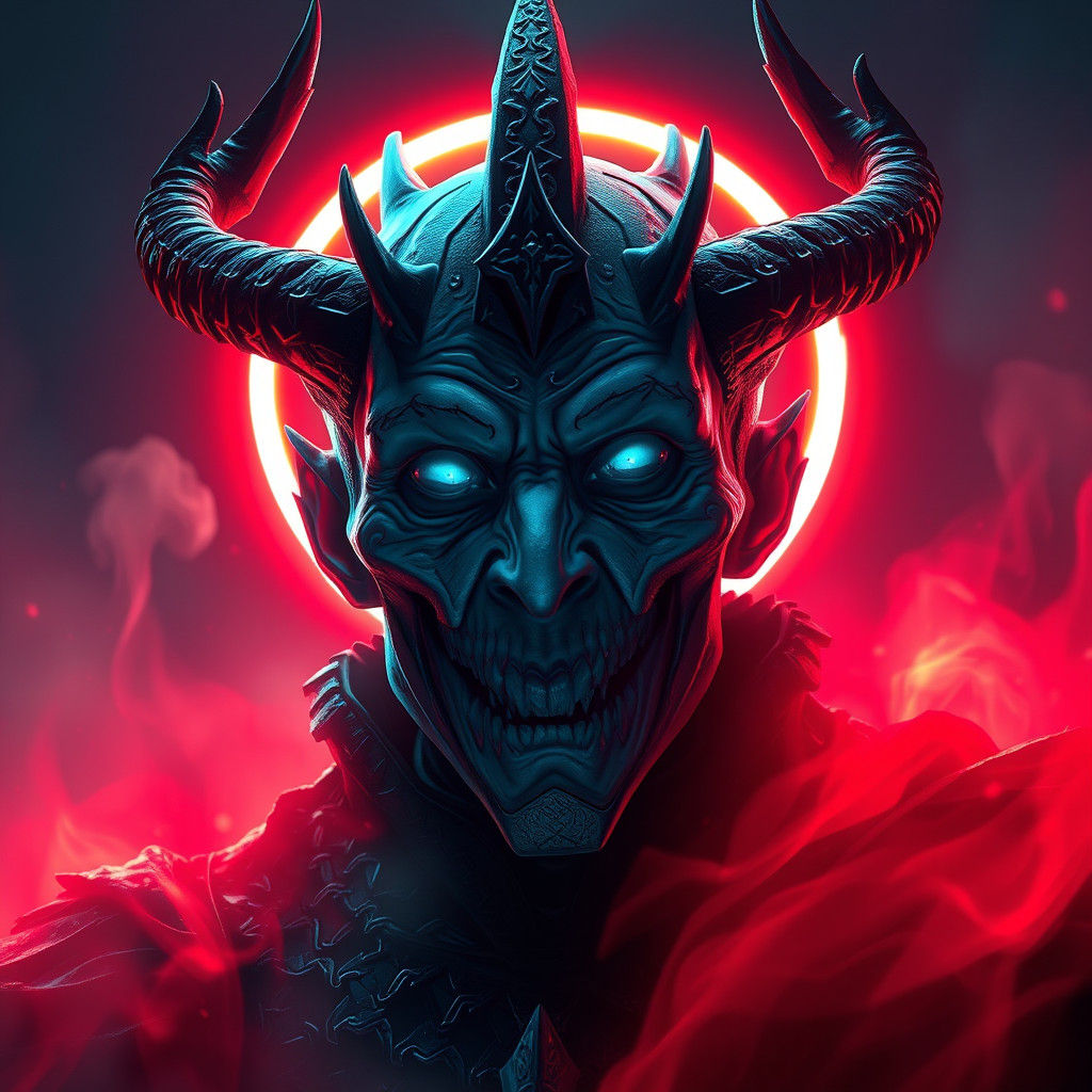 Night King Reimagined as Demon in Detailed 3D Render