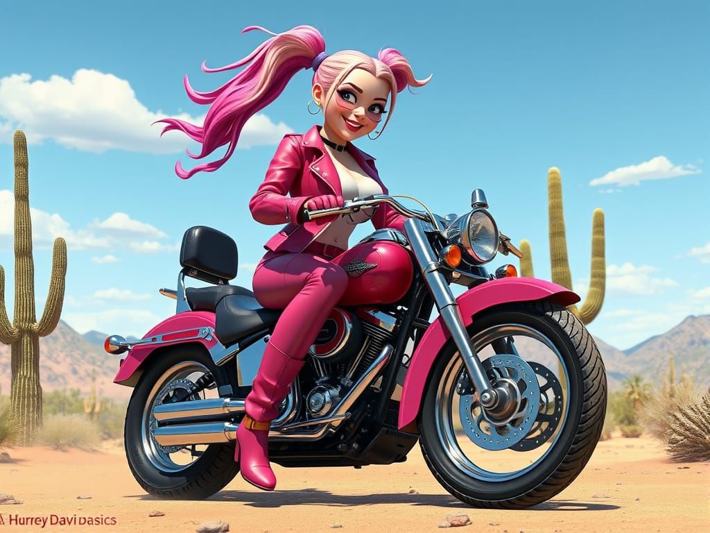 Harley on a Harley 5