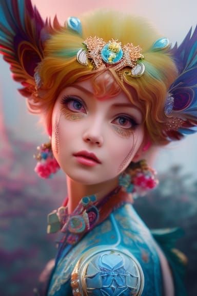 Cute Cupcake Character on Store Counter