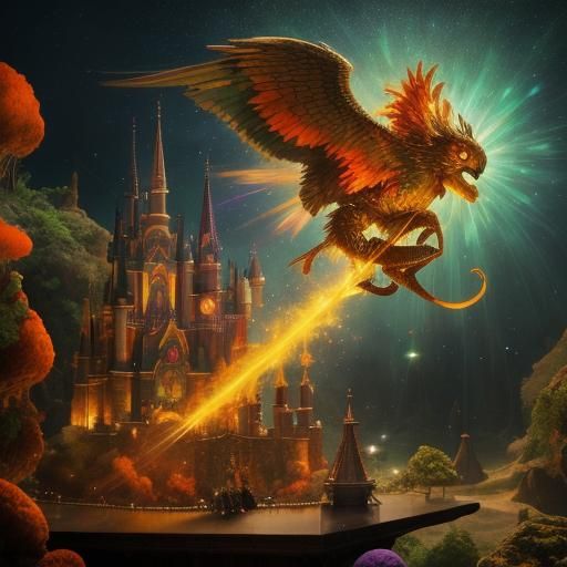 Magical Surrealism: A Dreamy Photorealistic Photograph