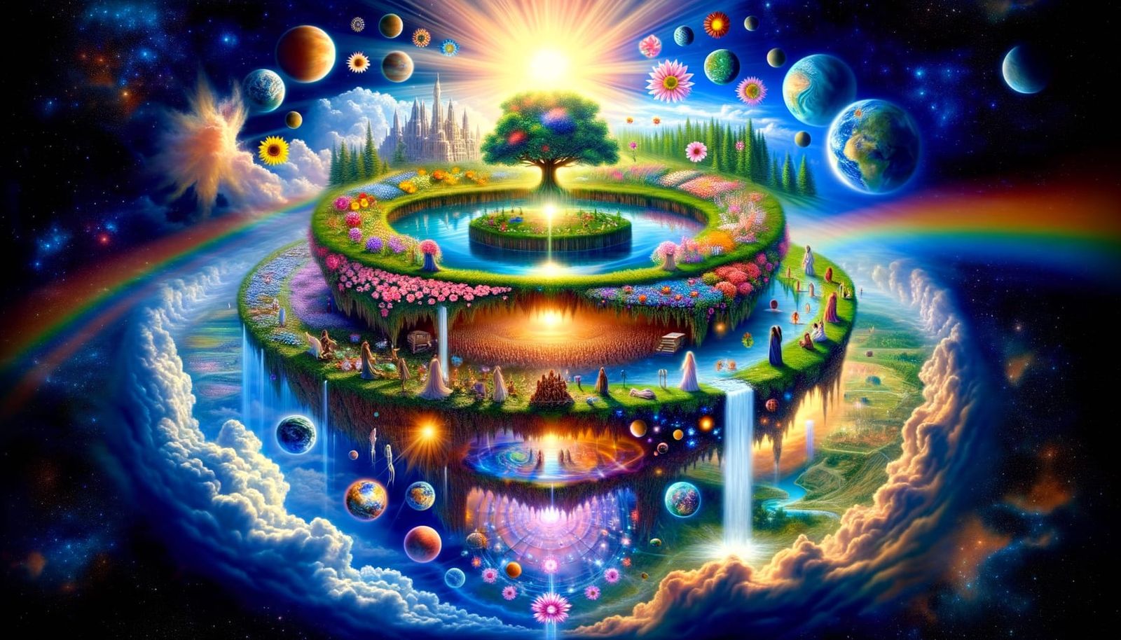 Multiverse Tapestry of Eternal Beauty and Harmony