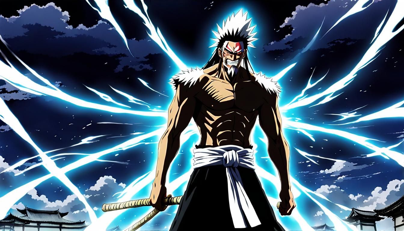 Kenpachi Zaraki Unleashes Shikai for Battle