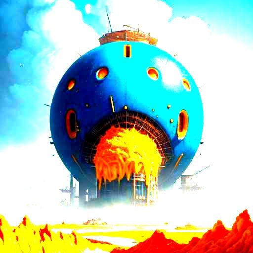 Cheese Monkey in a Cheese World: Detailed Matte Painting