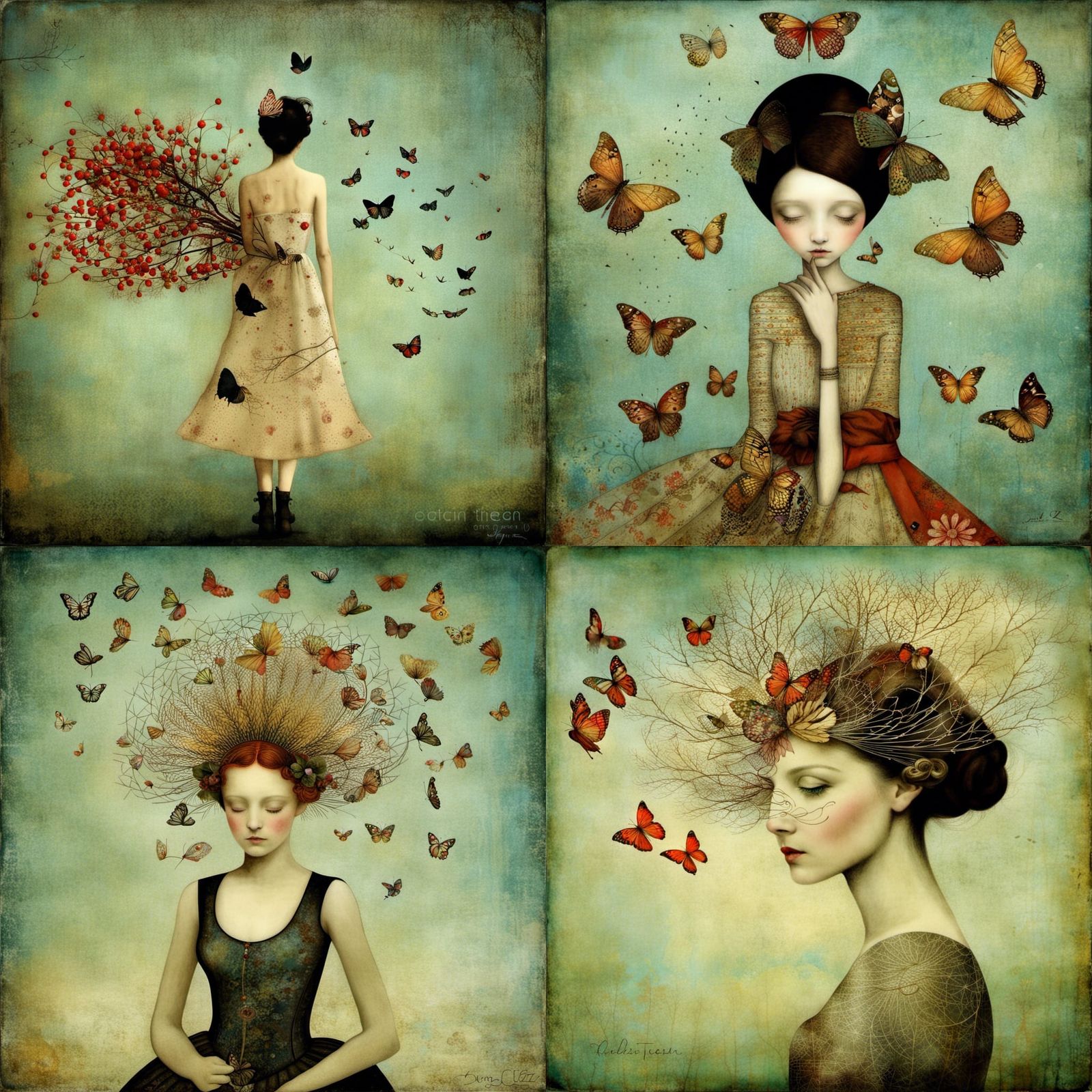 Dreamlike Collage Art Inspired by Welz-Stein