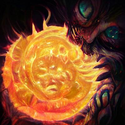 AI Image of a Sun Eater Entity