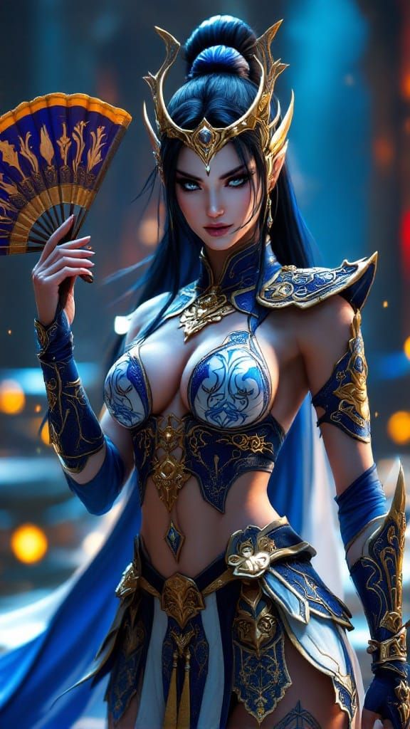 Epic Mortal Kombat Kitana Scene in 8K 3D Videogame Style