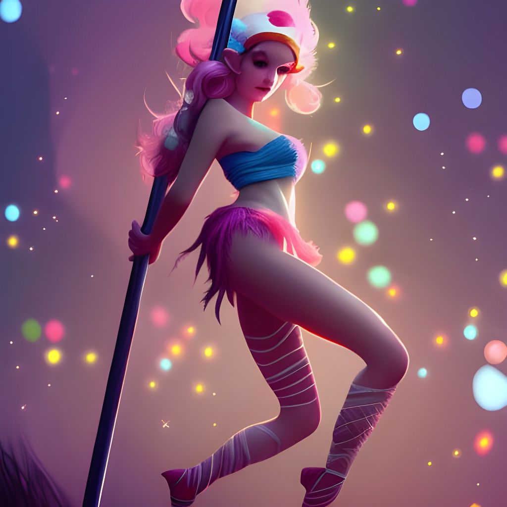 Pole Dancing Elf
