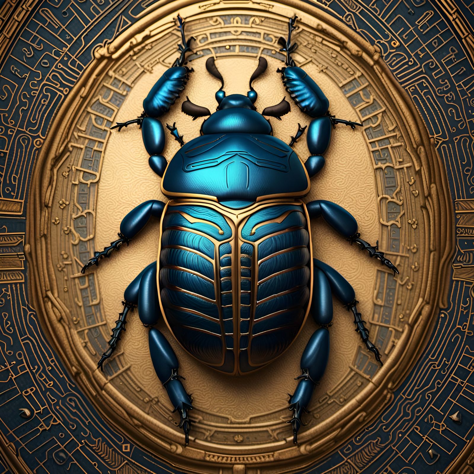 Ancient Egyptian Scarab Beetle (Continued)