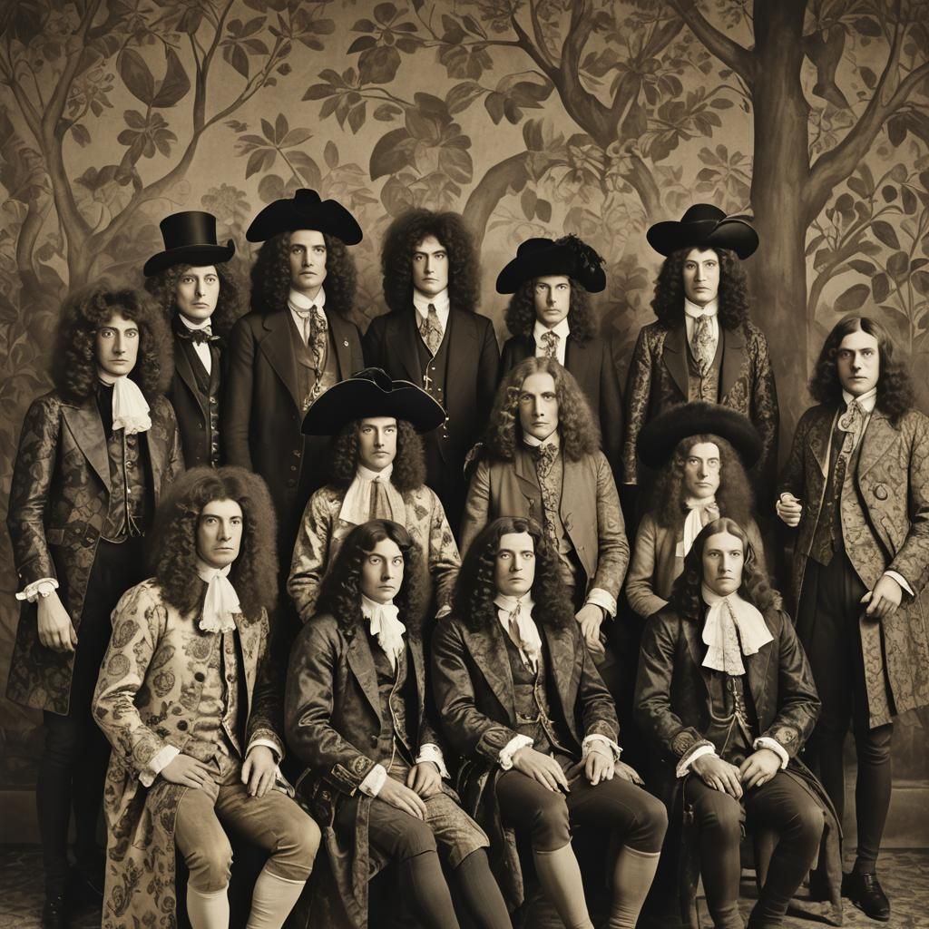 The 8G Ministers in the Style of Louis XIV