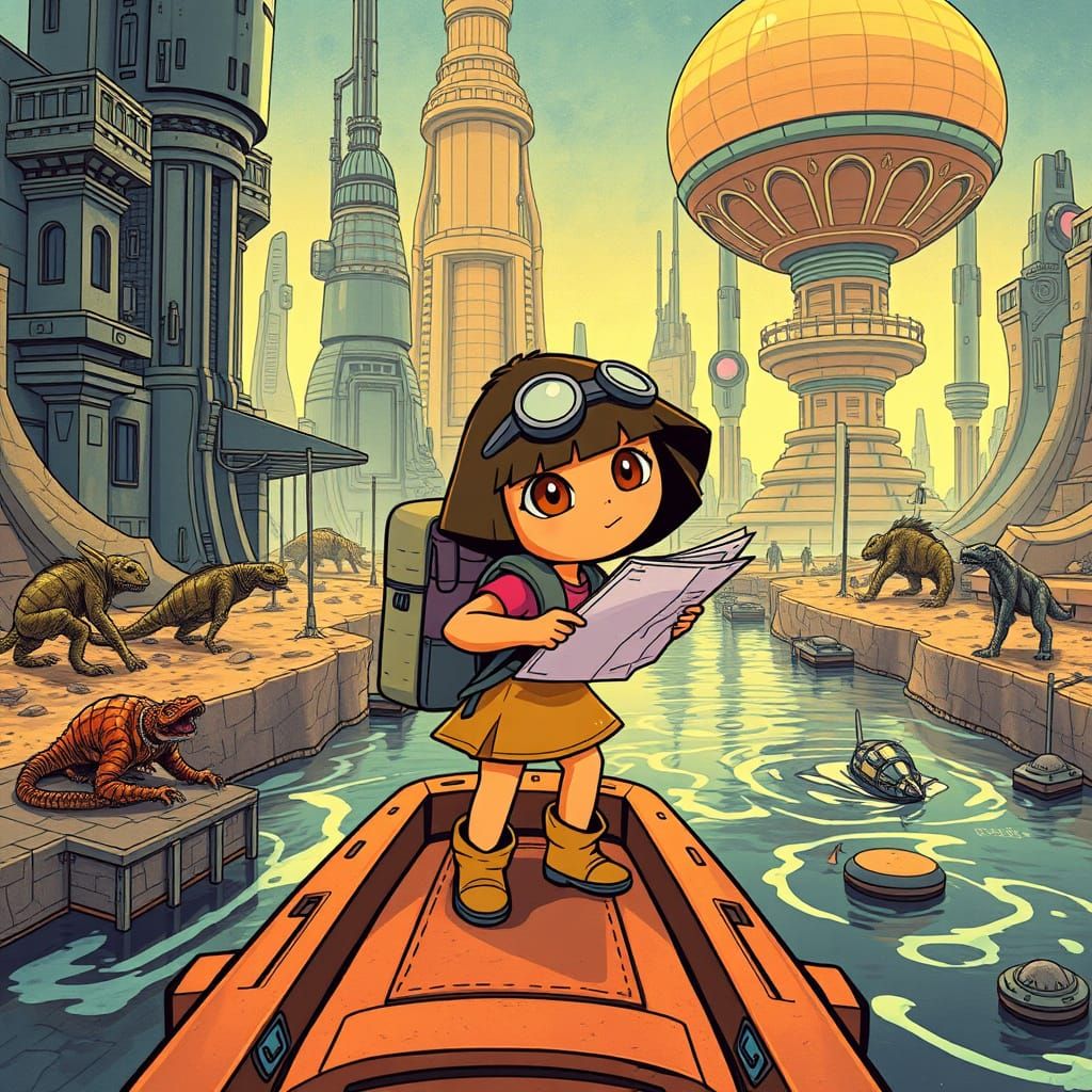 Dora Explores Babylon 5: A Sci-Fi Adventure