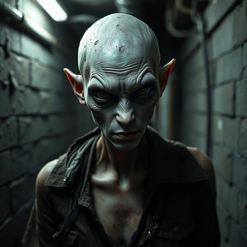 Nosferatu Vampire in Gritty World of Darkness Sewer