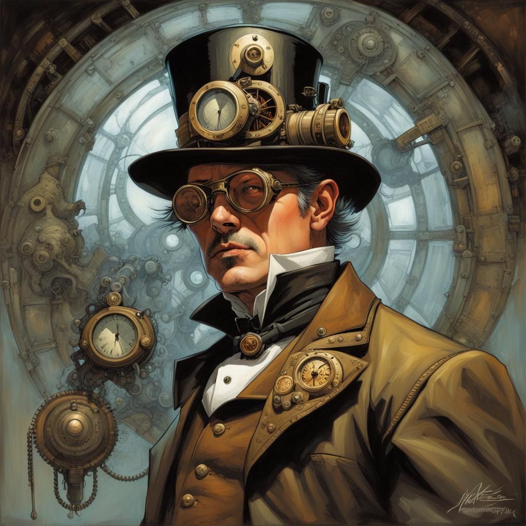 Steampunk portrait