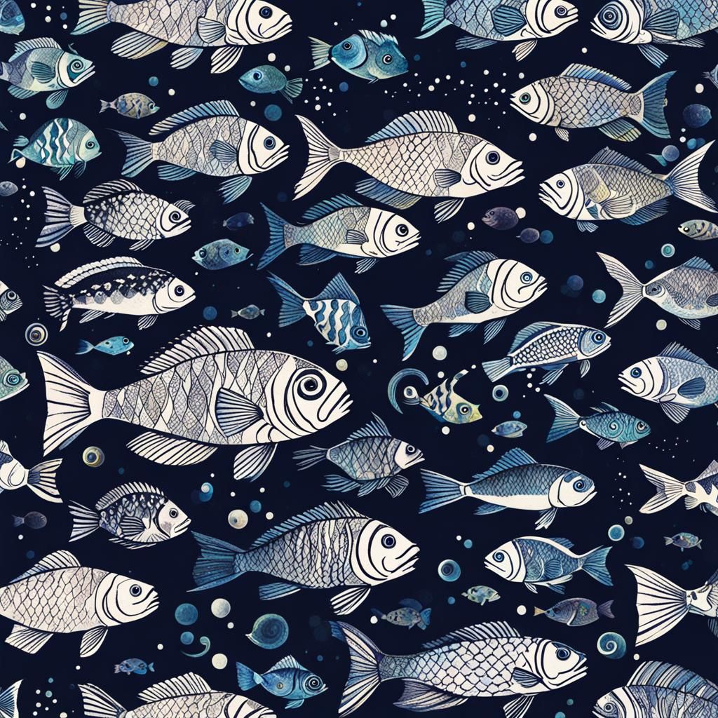 Mystical Fish with Ethereal Glow