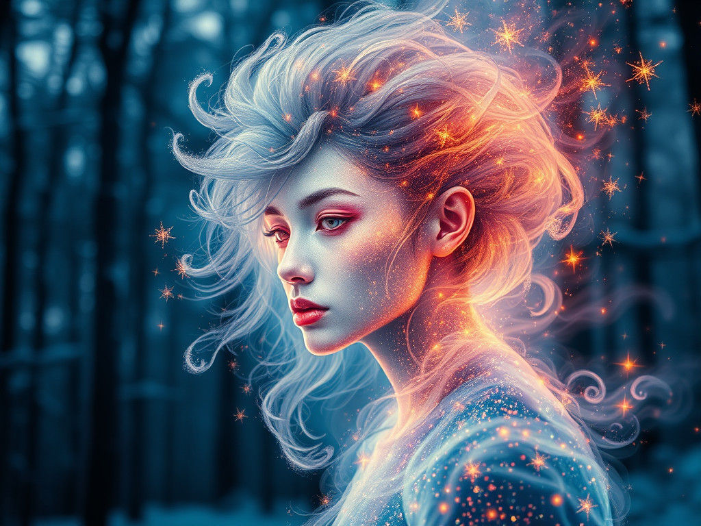 Ethereal Forest Guardian in Dreamlike Splash Art Style