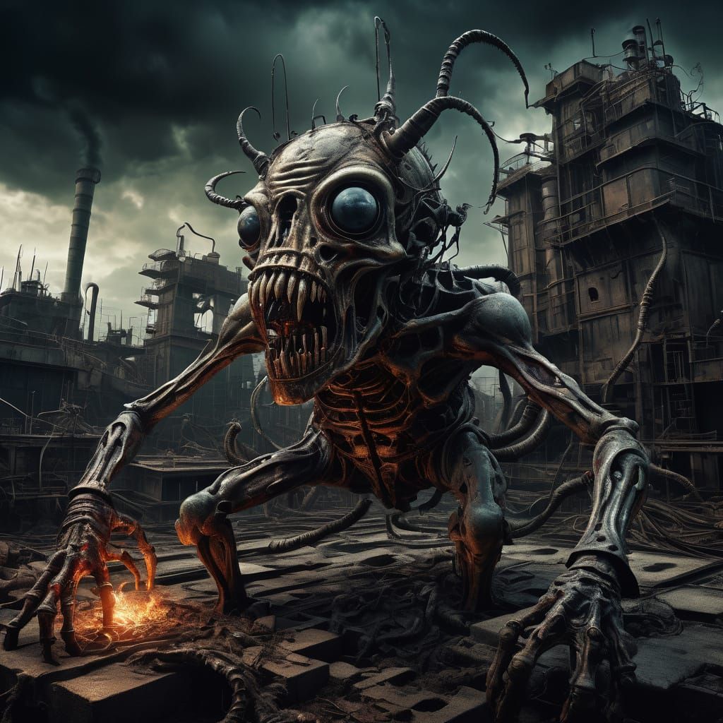 Surreal Fantasy Landscape in Vibrant Imperial Colors