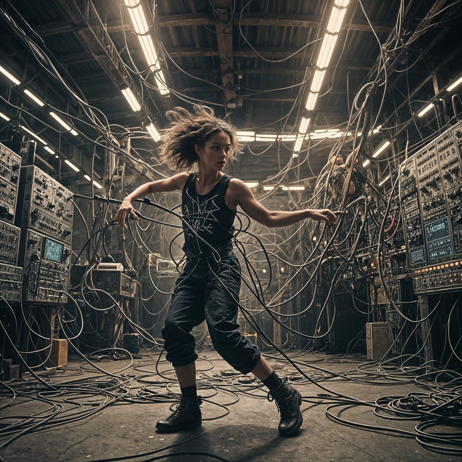 Underground Dance Performance with Electronic Music Devices