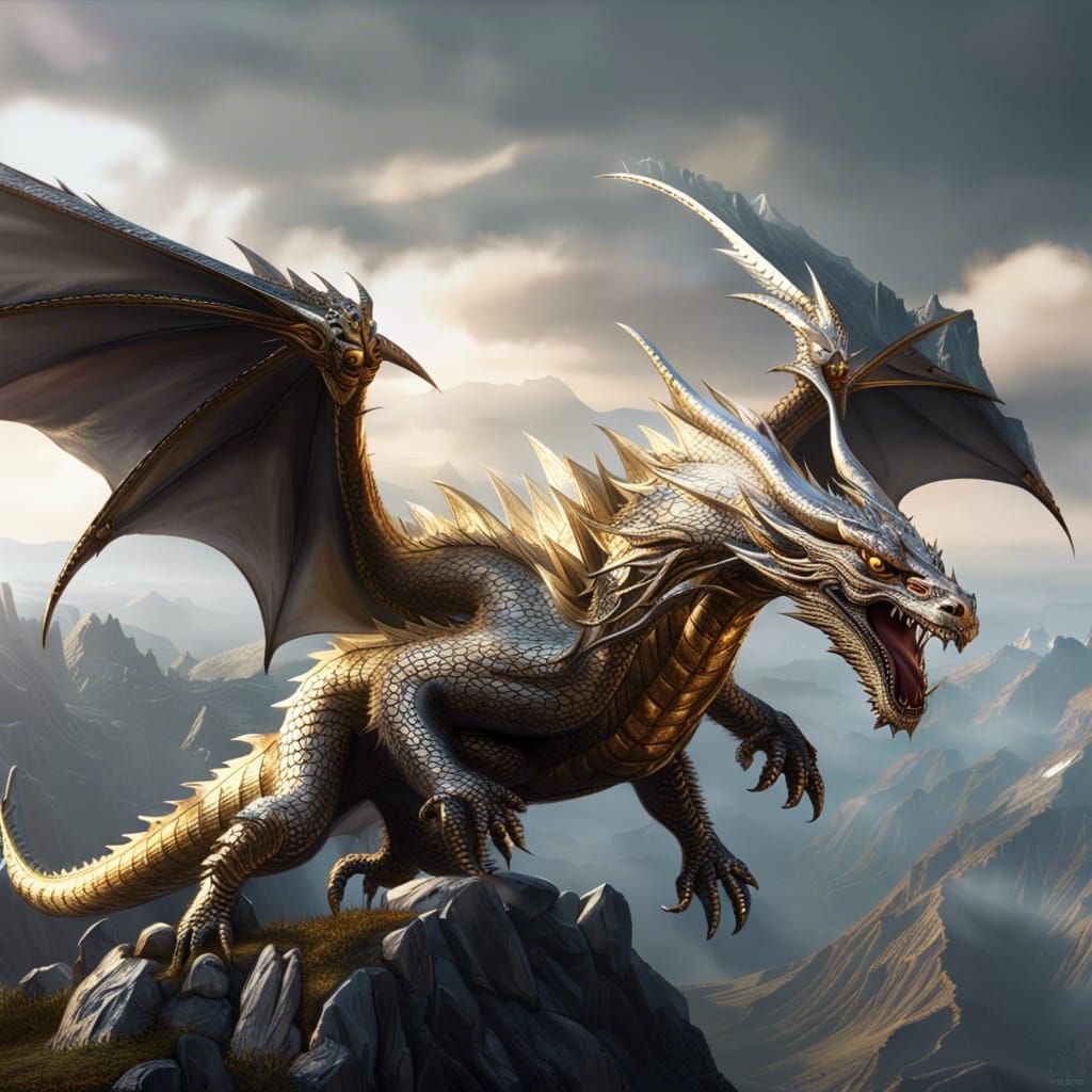 Majestic Dragon Flight: Fantasy Art in Deep Color