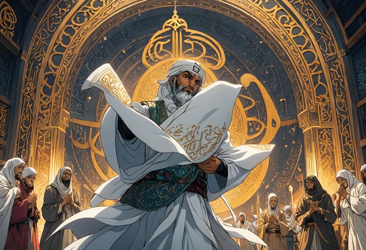 Manga Style Anime Character with Deep Color