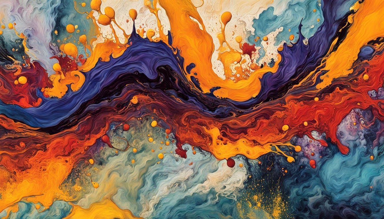 Abstract Expressionism Masterpiece of Harper Ferry