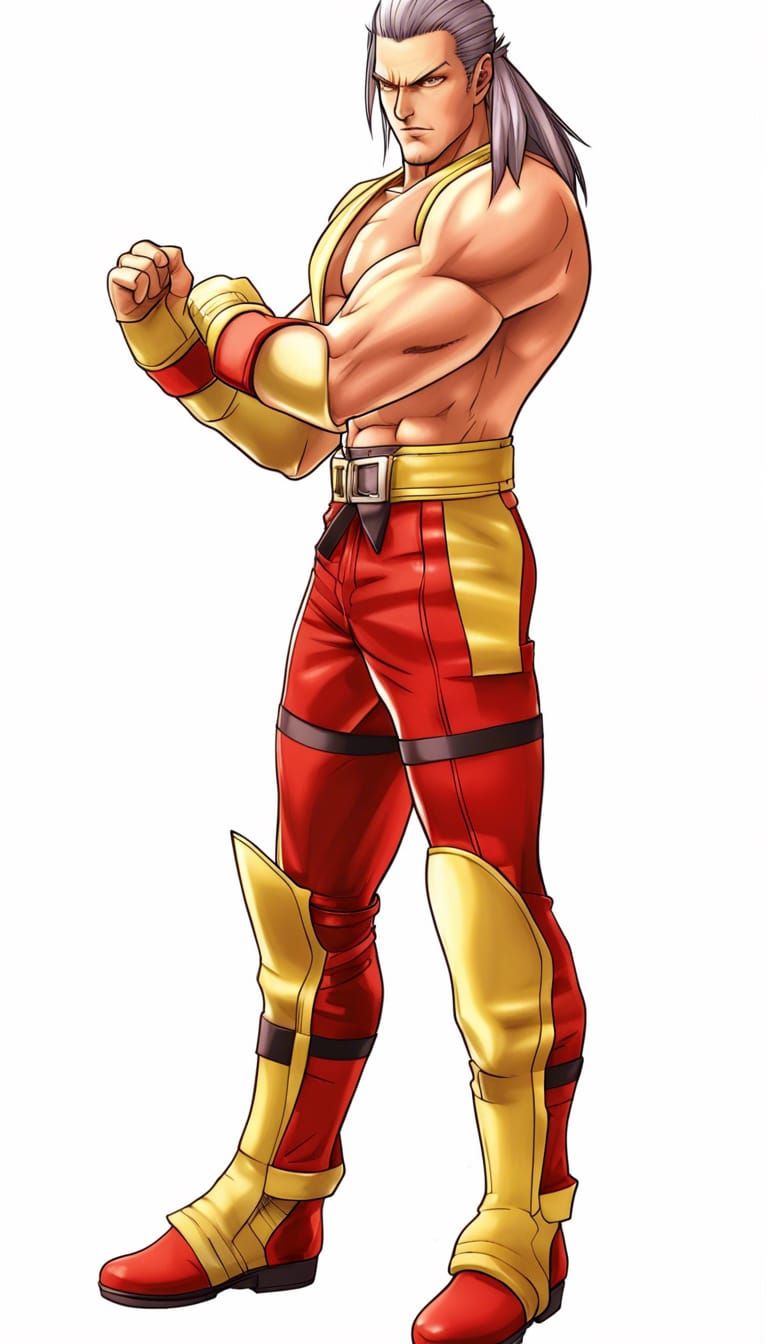 KOF Character : Wolfgang Krauser by Japanese illustrator Art...