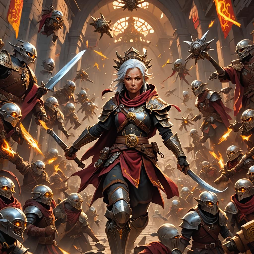 Halfling Monk vs Dreadhorde, Bionicle Steampunk Armor