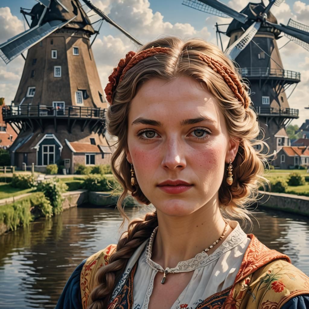 Dutch Golden Age Portrait of a Young Woman