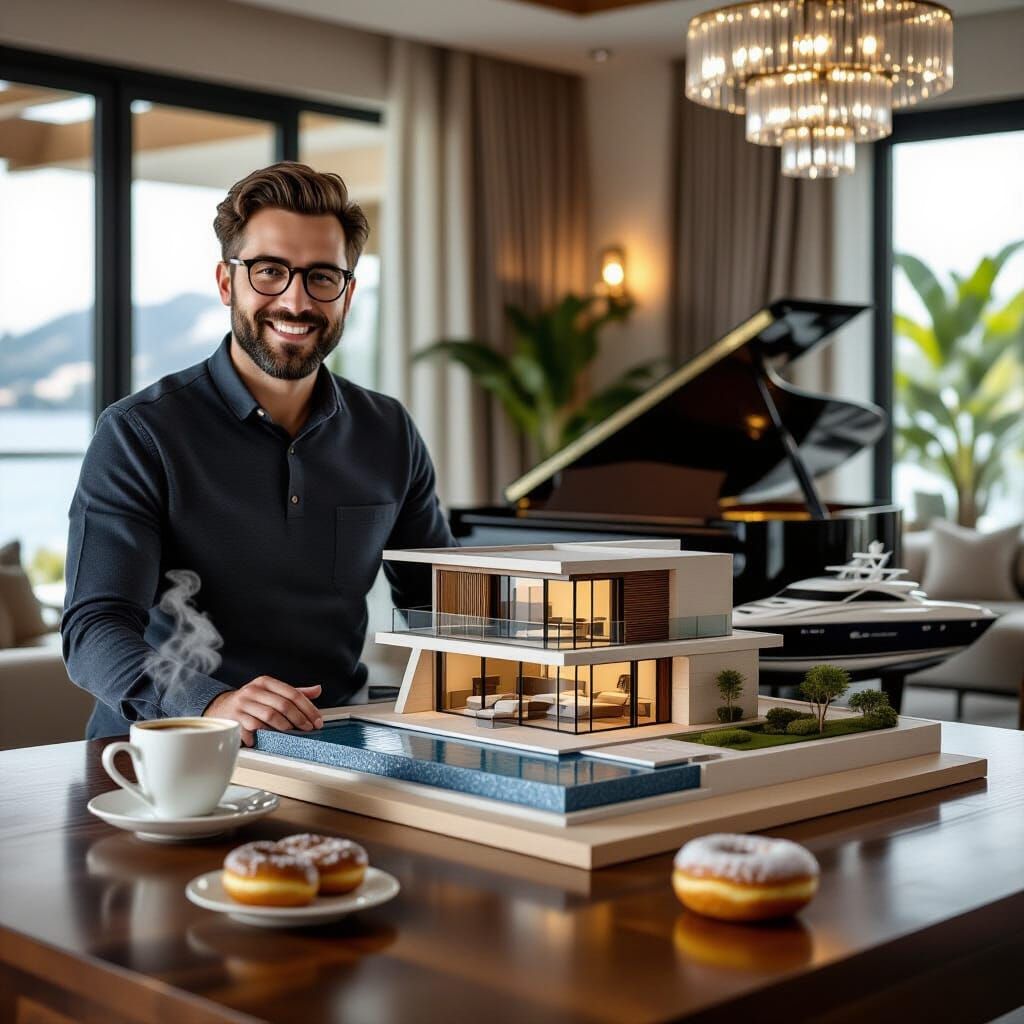 Smiling Architect Presents Oversized Mediterranean House Mod...