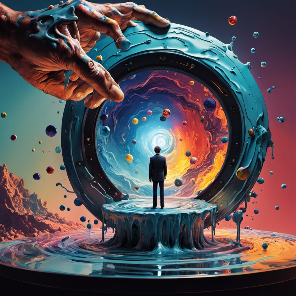 Surreal Portal Unveils a Cosmic Invasion in Hyperrealistic D...