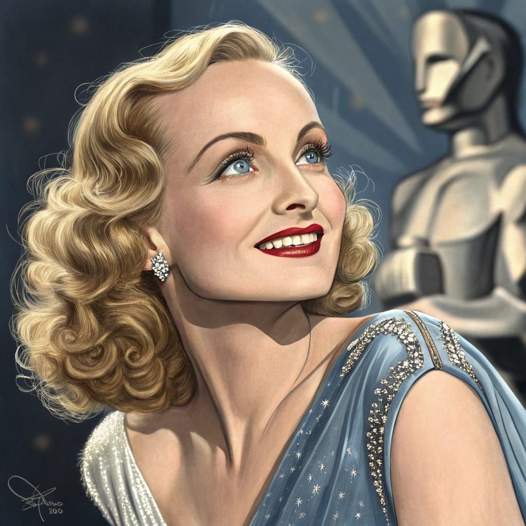 Classic Portrait of Carole Lombard