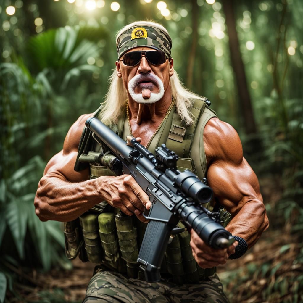 Hulk hogan in the army
