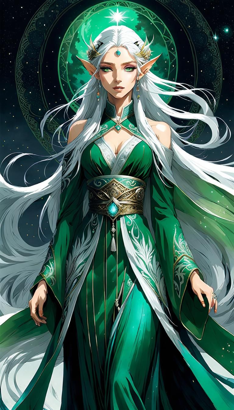 Evelyn Nightingale / Elven Arcane Scholar