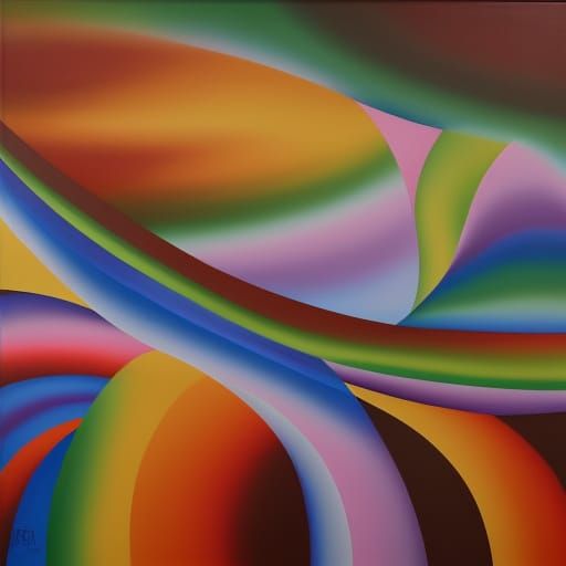 Rainbow Bouquet Celebrates Gay Pride as Abstract Painting