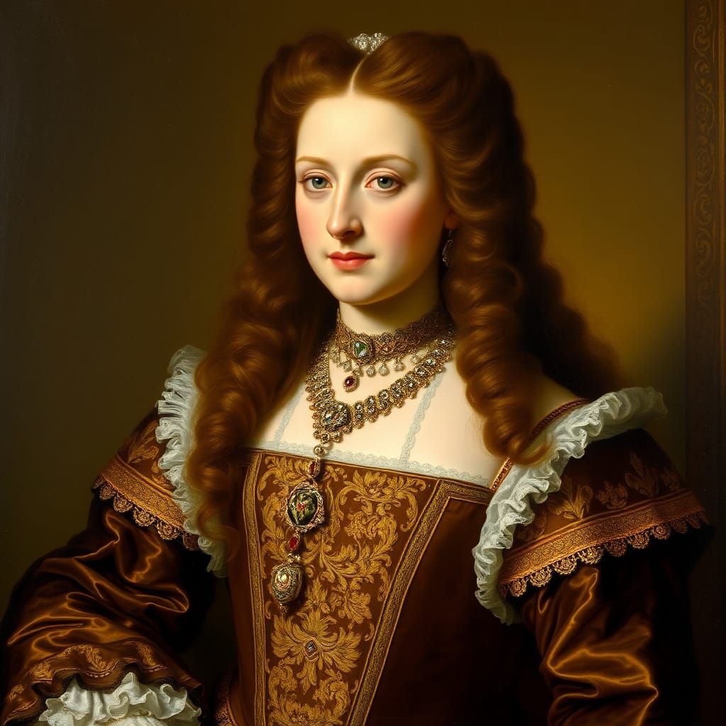 French School Portrait of Madame De Maintenon