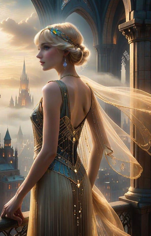 Ethereal City of Dreams in Splendid Digital Detail