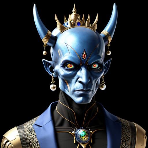 Enigmatic Android with Mystical Ball Eyes