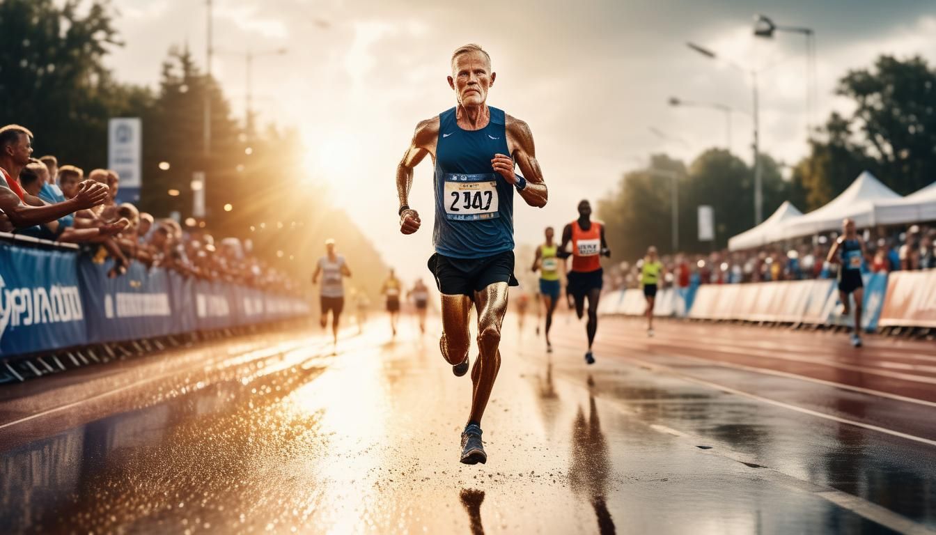 Paralympian's Resilience: Marathon Runner with Bioprostheses