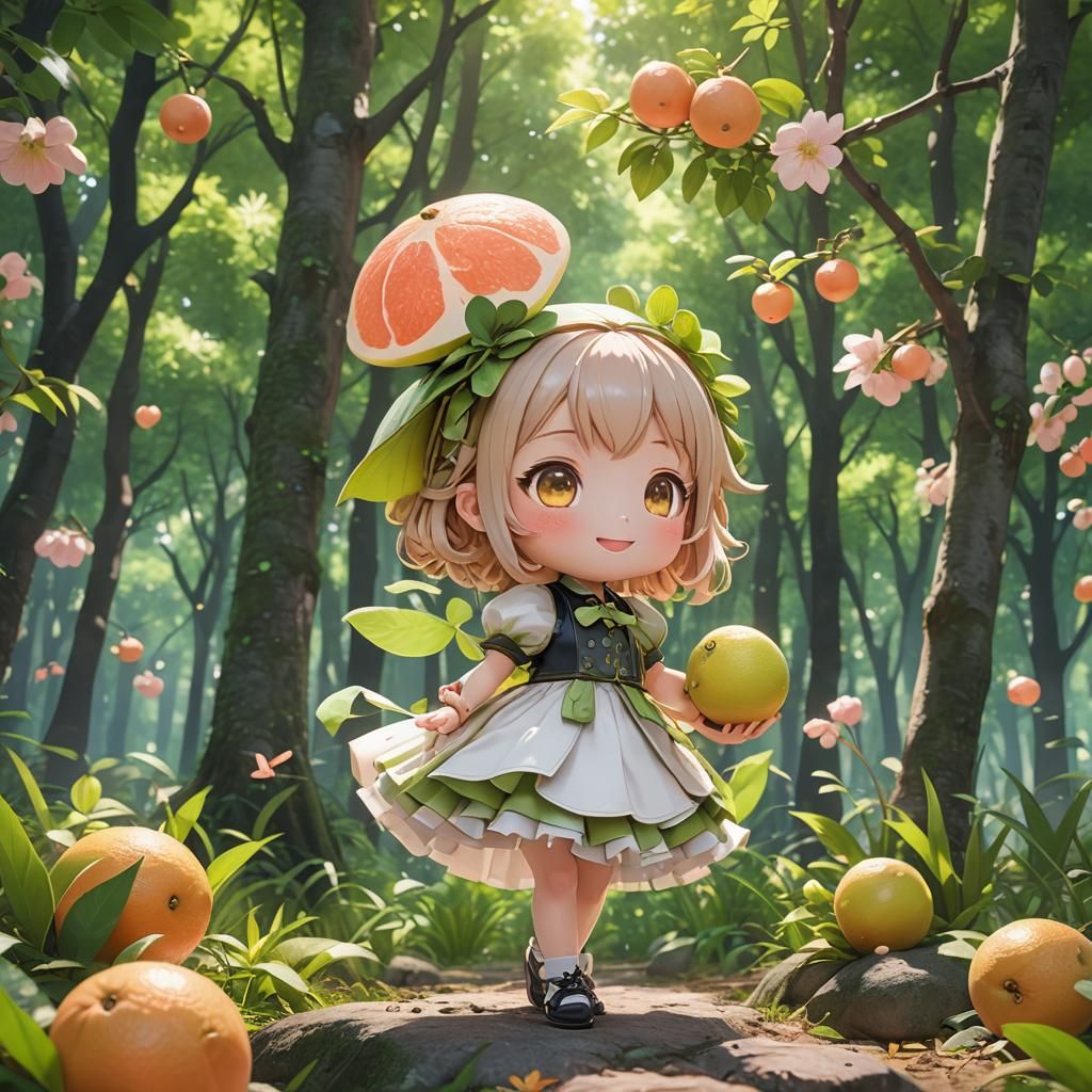 Pomelo chibi