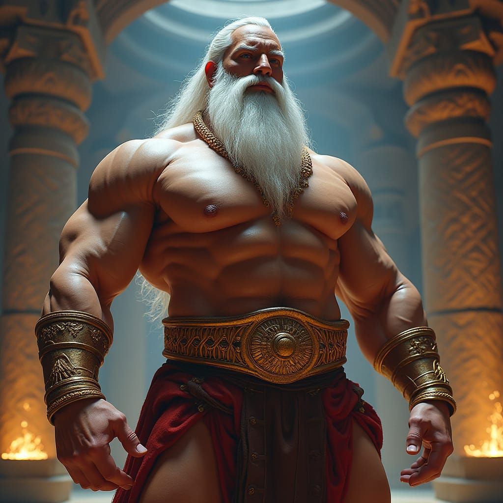 Heroic Ferdowsi as Cyberpunk Bodybuilder