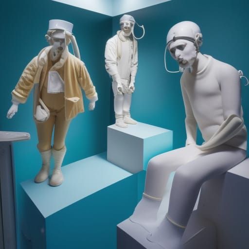 Coders Made of Chewing Gum and Porcelain