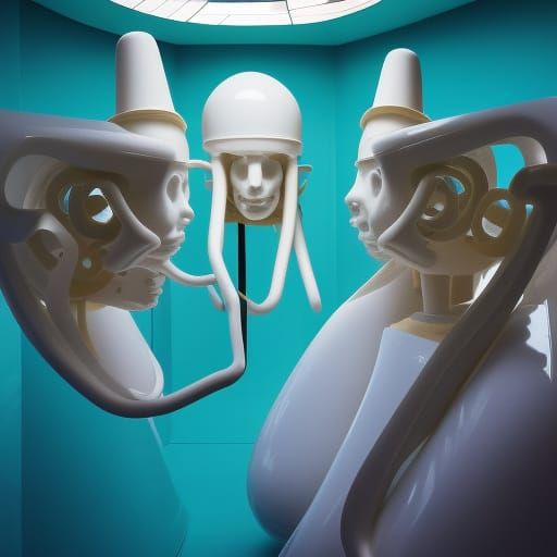 Chewing Gum Coders Repairing Machine, Museum Setting