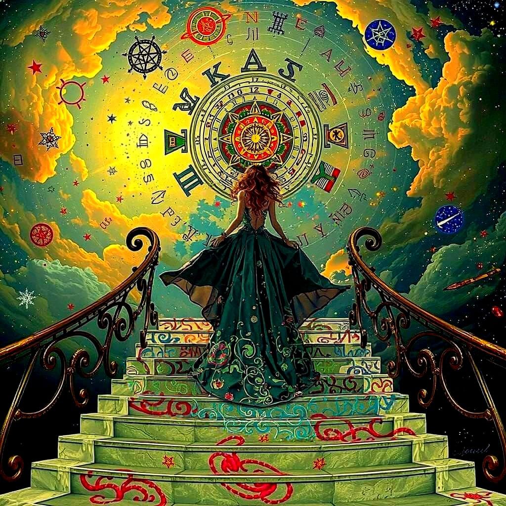 Three Sisters on Celestial Staircase