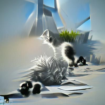Ragamuffin Kitten's World Domination Plot: Hyperrealistic Di...