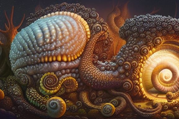 Marzipan Furry Lemon Snail Dungeon Disintegrated